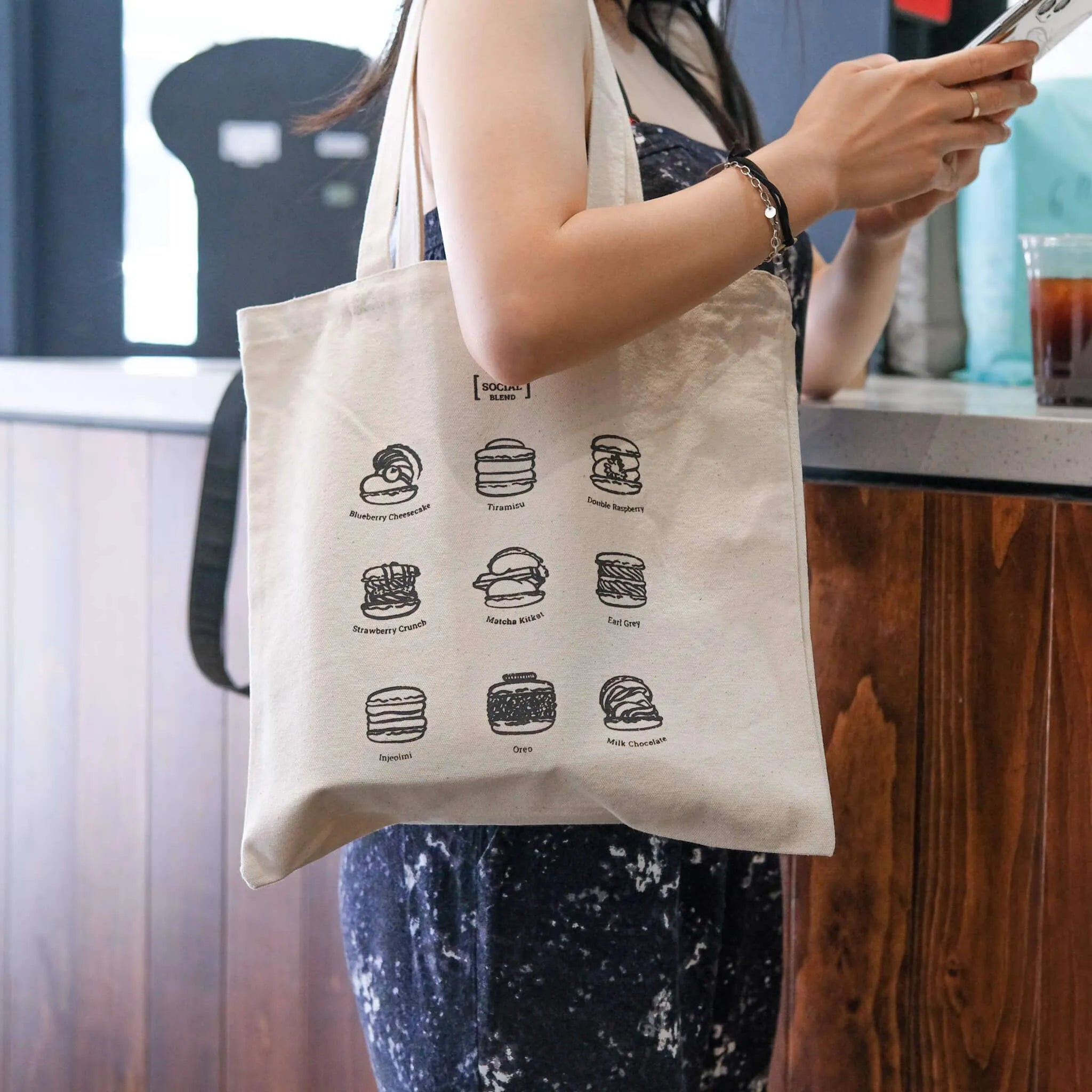 The Social Blend Signature Tote Bag