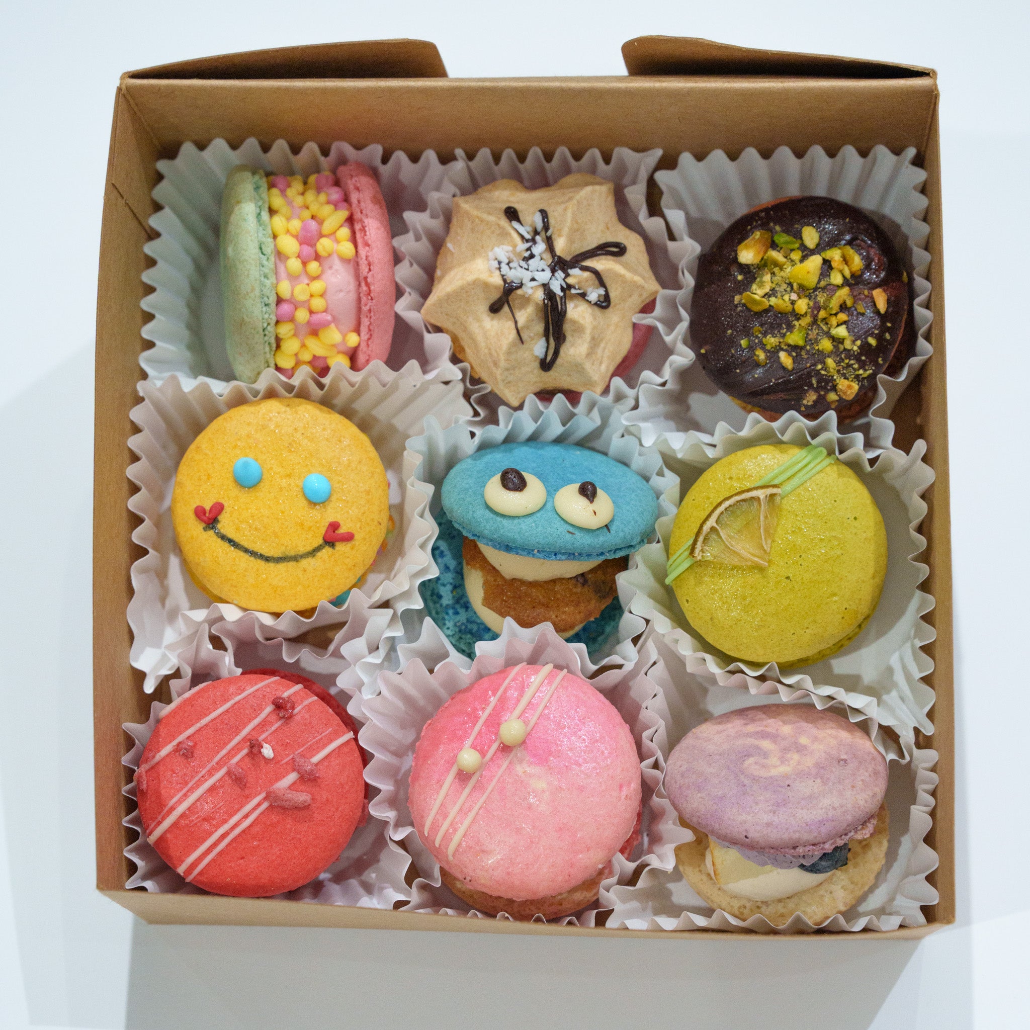 Custom 9 Macaron Box