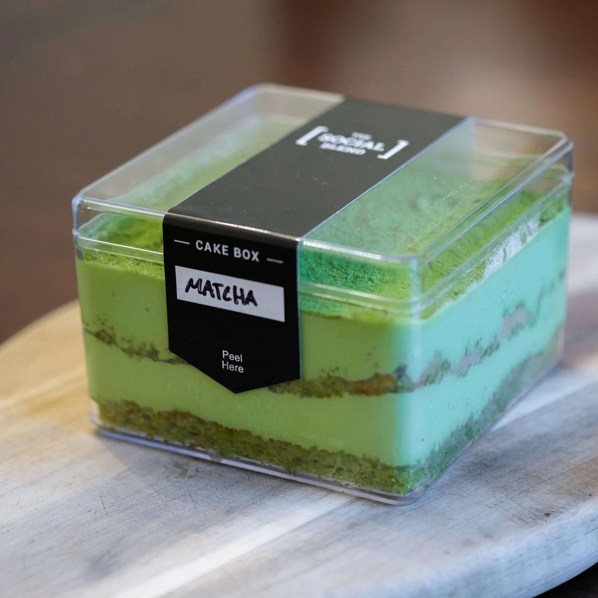 Matcha Cake Box